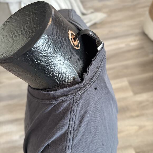 Black Kat Kustoms Social Distortion Mike Ness T-Shirt L DISTRESSED Custom Rare - Picture 5 of 11